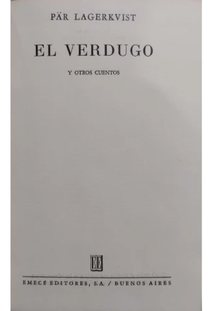 EL VERDUGO EL ENANO BARRABAS