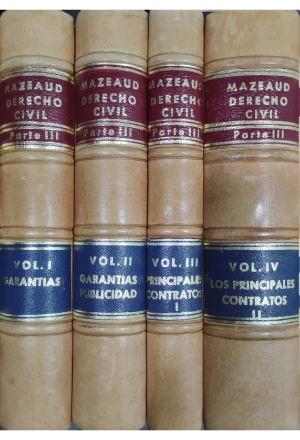 LECCIONES DE DERECHO CIVIL HERMANOS MAZEAUD 16 TOMOS