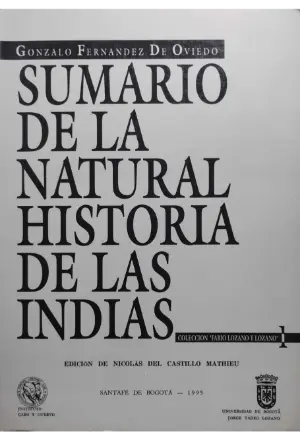 SUMARIO DE LA NATURAL HISTORIA DE LAS INDIAS