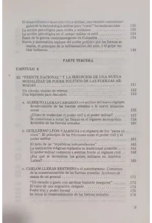 EL PODER MILITAR EN COLOMBIA DE LA COLONIA AL FRENTE NACIONAL