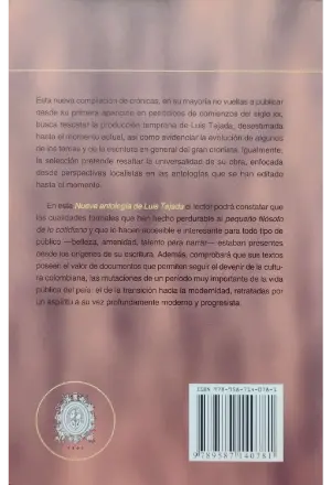 NUEVA ANTOLOGIA DE LUIS TEJADA