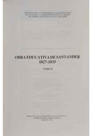 OBRA EDUCATIVA DE SANTANDER 3 TOMOS