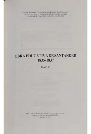 OBRA EDUCATIVA DE SANTANDER 3 TOMOS