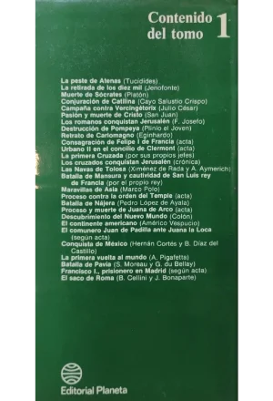 REPORTAJE DE LA HISTORIA 4 TOMOS