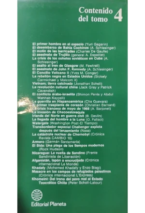 REPORTAJE DE LA HISTORIA 4 TOMOS