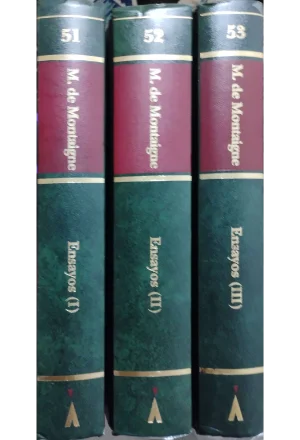 ENSAYOS MICHEL DE MONTAIGNE ALTAYA 3 TOMOS