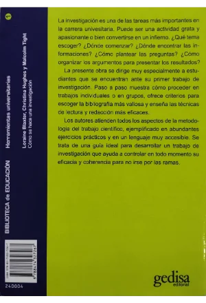 COMO SE HACE UNA INVESTIGACION