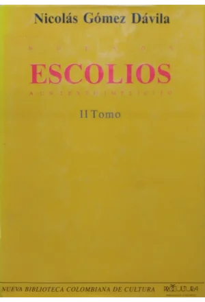 NUEVOS ESCOLIOS A UN TEXTO IMPLICITO DOS TOMOS