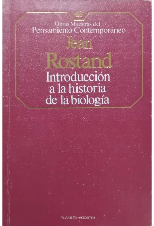 INTRODUCCION A LA HISTORIA DE LA BIOLOGIA