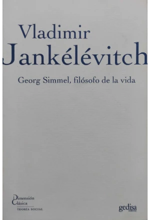 GEORG SIMMEL FILOSOFO DE LA VIDA