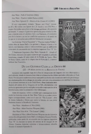 CRONOLOGIA DE UNA LEYENDA LOS COMICS DE LA GUERRA DE LAS GALAXIAS