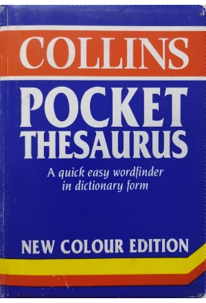 THESAURUS COLLINS POCKET A QUICK EASY WORDFINDER IN DICTIONARY FORM