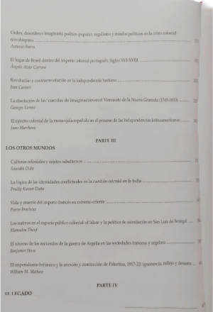 LA CUESTION COLONIAL