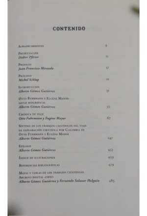 LA EXPEDICION HELVETICA VIAJE DE EXPLORACION CIENTIFICA POR COLOMBIA EN 1910 DE LOS PROFESORES OTTO FUHRMANN Y EUGENE MAYOR