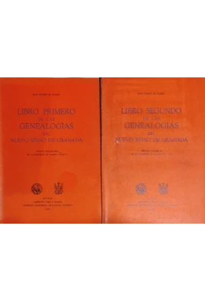 GENEALOGIAS DEL NUEVO REINO DE GRANADA 2 TOMOS