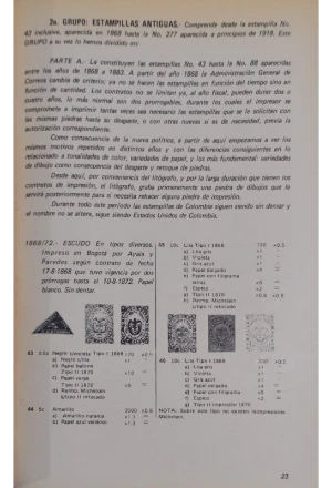 FILA3.jfif CATALOGO HISTORICO FILATELICO COLOMBIA EDICION ESPECIALIZADA 1984